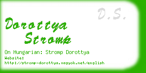 dorottya stromp business card